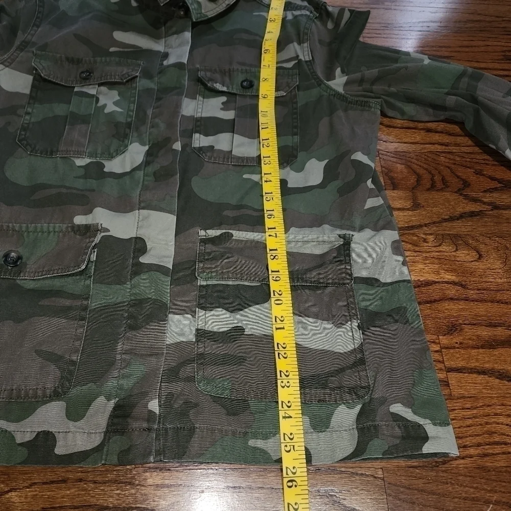 Aqua camo army jacket
